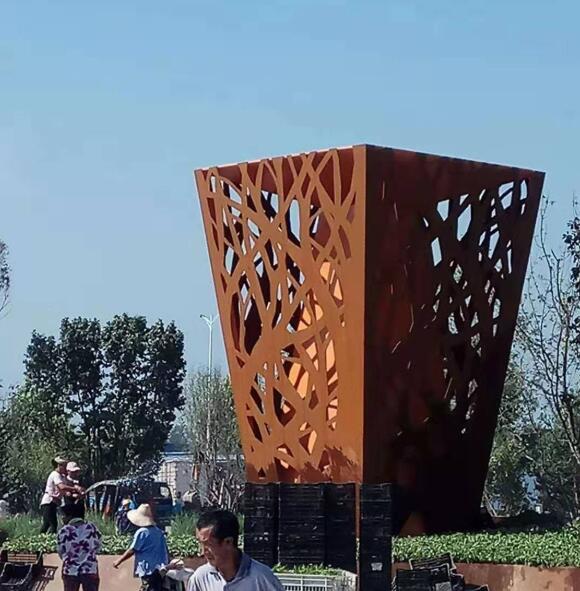 吴中耐候钢板雕塑